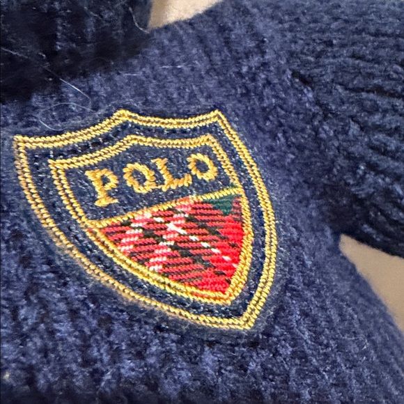 POLO Ralph Lauren Plush Bear with Navy Sweater (Listing #2) - Picture 11 of 14